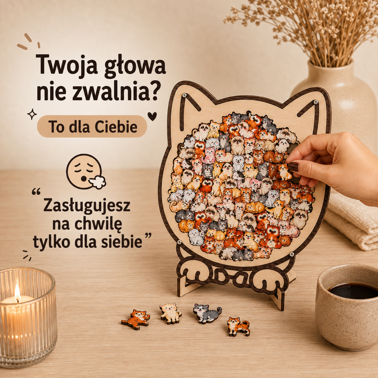 Puzlio™ puzzle w kształcie zwierząt